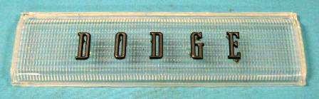 Backup light lens (with the "DODGE" letters on the lens) - Discount exempt