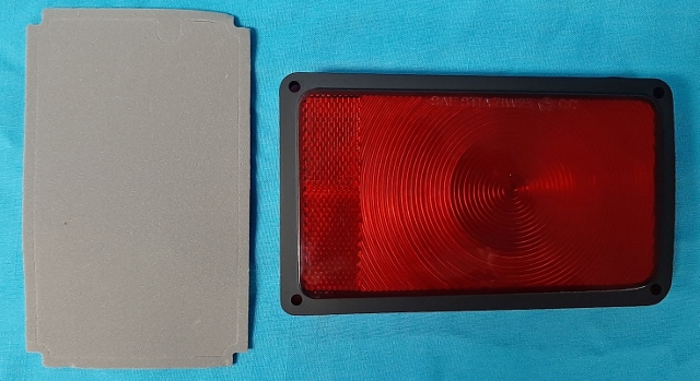 Passenger side outer Taillight lens - discount exempt
