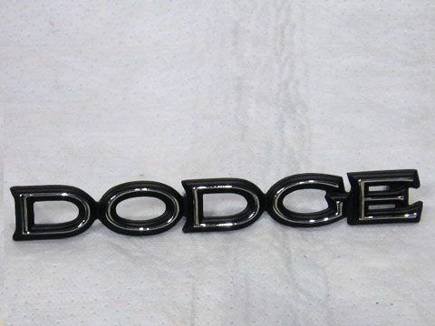 "DODGE" grill emblem
