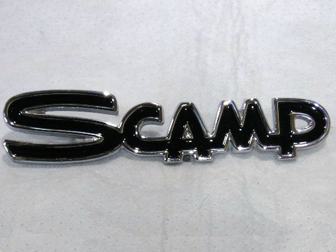 Valiant "Scamp" fender nameplate #3810 057 (each)