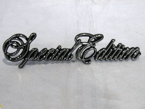 "Special Edition" roof nameplate #3613 273
