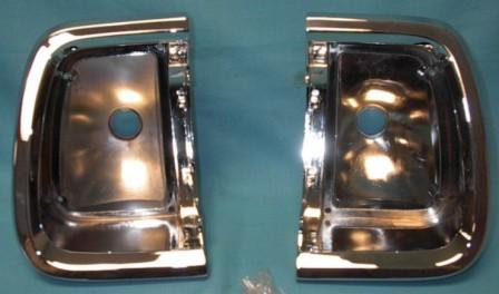 I have 3 PAIRS of FLAWED reproduction taillight bezels for 1969 Plymouth Barracuda. These brand new never installed bezels have been graded as FLAWED due to minor srcatching and scuffing of the chrome finish. These bezels come with new mounting studs/nuts and the thick rubber housing-to-body gaskets. NO RETURNS OR EXCHANGES ON THESE FLAWED BEZELS!!!
