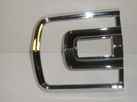 Drivers Side Tail Light Bezel, minor chips in Chrome