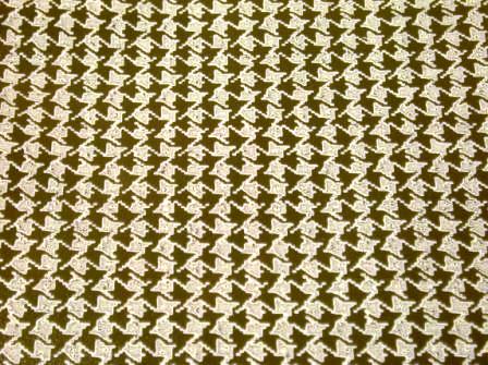 Trunk Mat, Coupe / Convertible / Grey Houndstooth (vinyl version) - pattern has feller neck dies cut on the wrong side, intact but will have to cut new holes