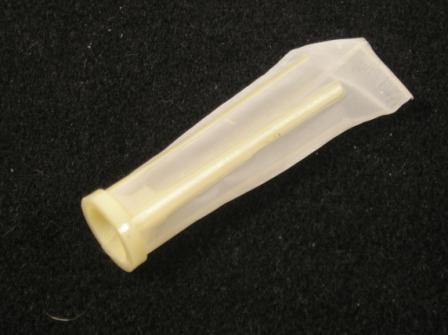 Sending Unit Filter- Also known as the Sock.  This white nylon filter attached to the end of the sending unit pickup tube w/ 5/16" pickup - USED