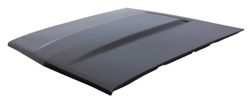 Steel Hood, Standard hood without pin holes. Crating fees do apply.