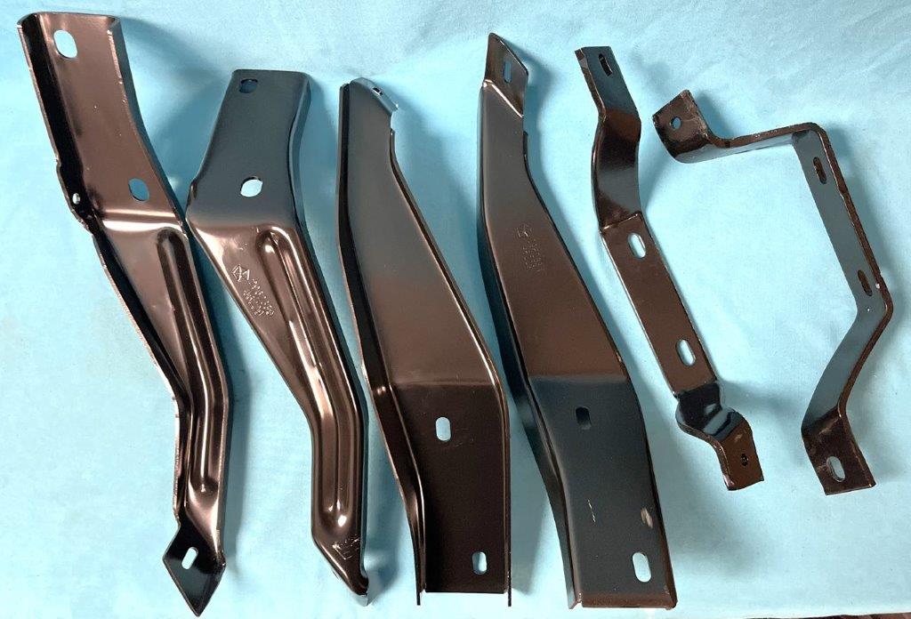 Bumper Bracket Kit - All (6) pieces - 4 from the front and 2 from the rear bumper...