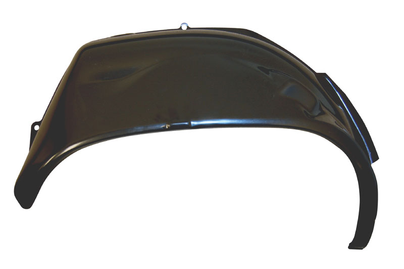 Outer Wheelhouse Panel - Passenger side - PLYMOUTHS - Black electrodeposit primer finish, Shipped oversized