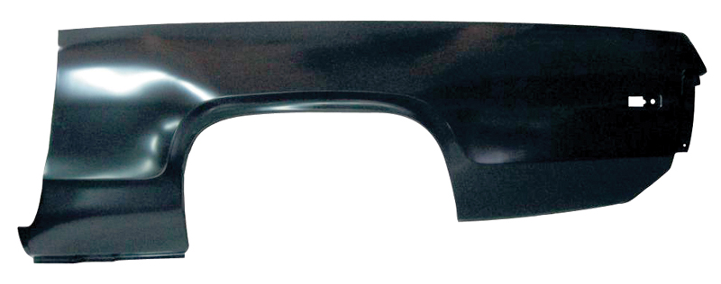Driver side quarter panel skin
