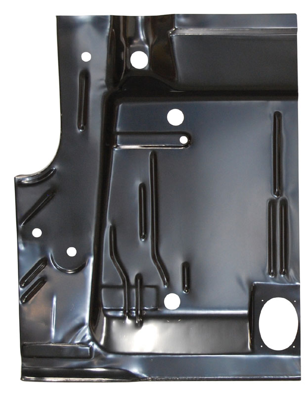 Drivers Side Trunk Floor - half - Higher quality version - 2nd generation reproduction panels...