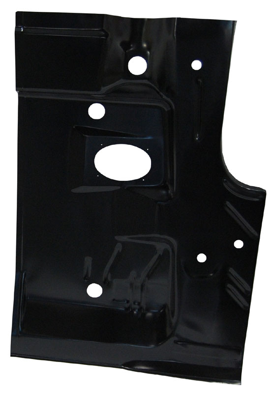 Passenger side trunk floor - half panel (higher quality versions - 2nd generation reproductions)