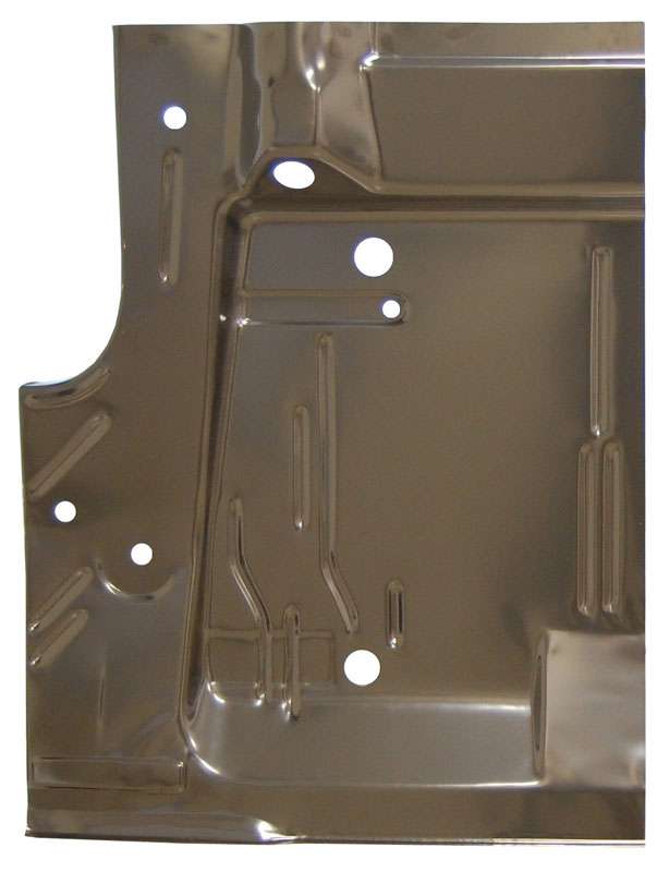 Drivers Side trunk floor - half panel (Higher quality versions - 2nd generation reproductions)