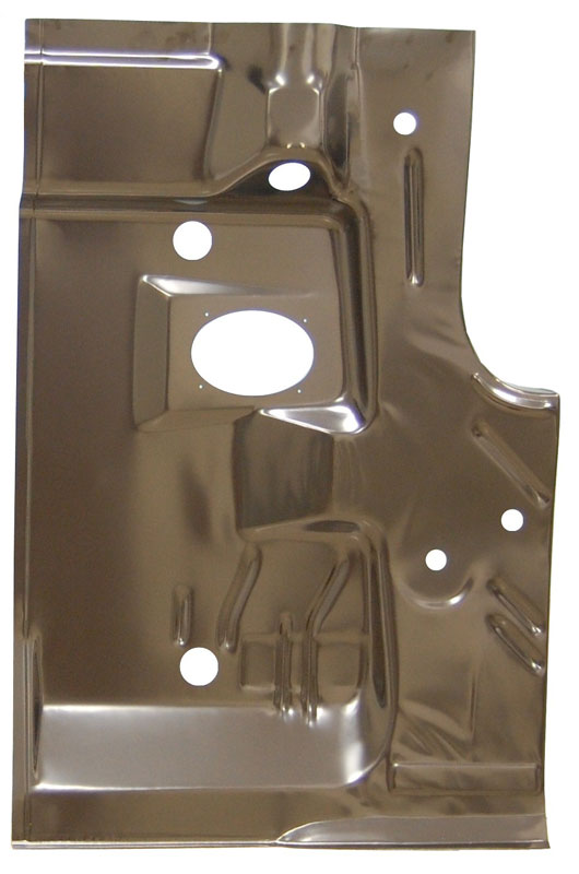 Passenger side trunk floor - half panel (Higher quality versions - 2nd generation reproductions)