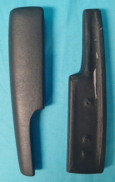 Black Armrest pads, PAIR