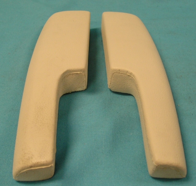 Armrest Pads - Pair - White - Front