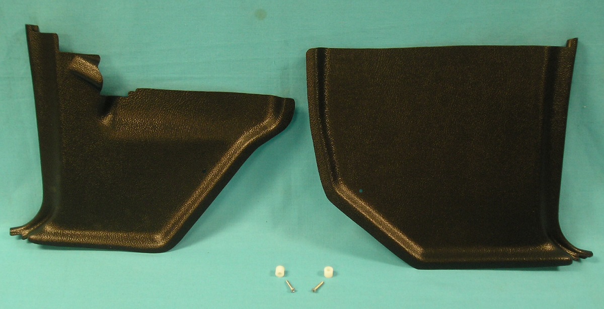 Reproduction kick panel. <b>Black Charcoal</b> Price per PAIR.
