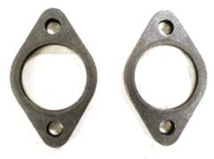 Exhaust Flanges 2-1/4" i.d. exhaust flanges. <b>each</b>  Made from 3/8" thick steel for 2 1/4" ID flanges used on various non-HP applications.  Don't settle for those flimsy 1/4" plate flanges offered by most exhaust shops that warp and leak.

2 required per vehicle.