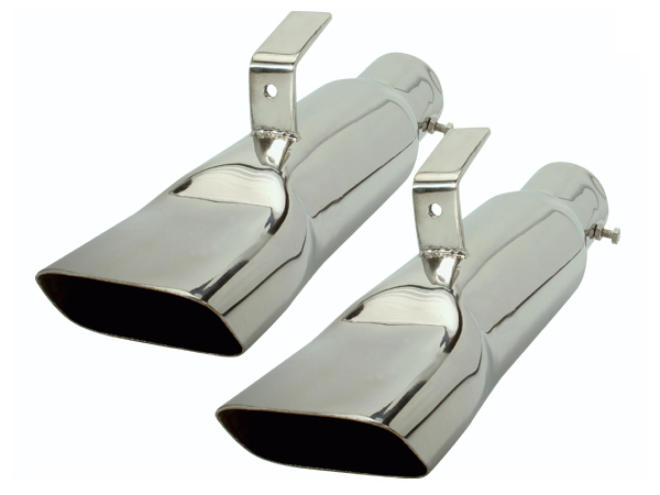 Stainless tips (pair) - 2-1/2"