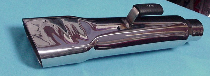 Stainless Tips - inlet size at 2-1/4" (pair)NOTE - Not applicable to the 1968-69 Barracuda or the 1970-76 Swinger - See part #AL-EP9BS. - discount exempt