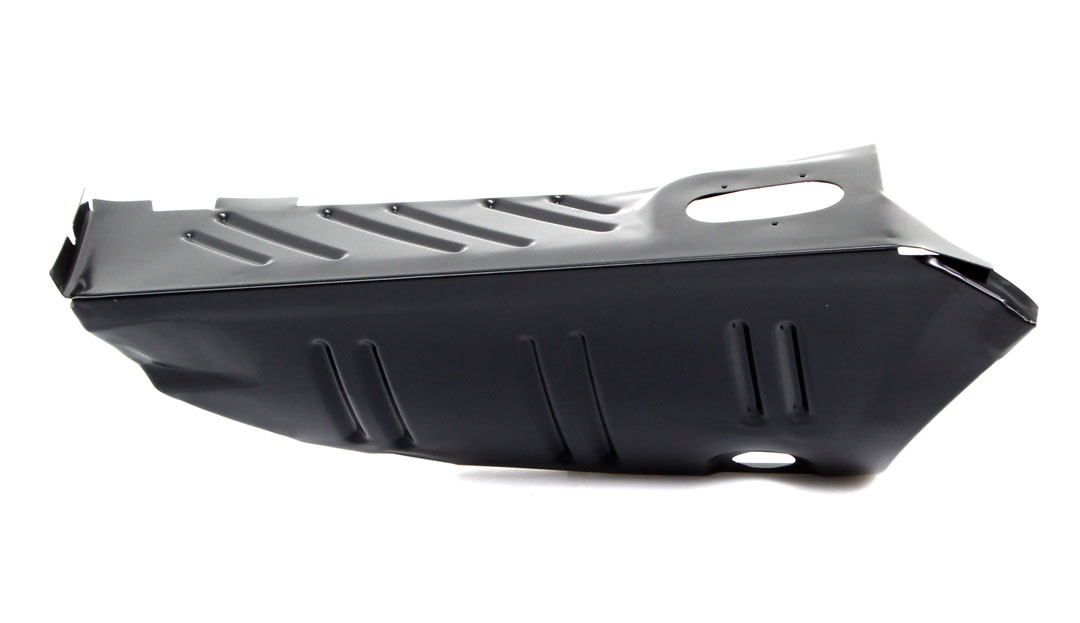 Passenger side - Trunk filler panel. Measure 25-1/2" long x 8-1/2" wide x 13" tall..discount exempt