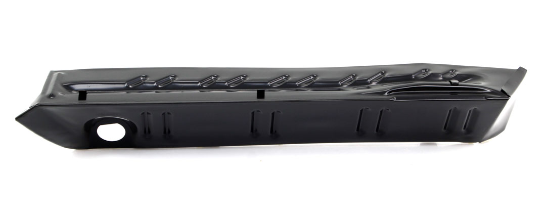 Trunk filler panel - Drivers Side. Measure 33" long x 5" side x 7" tall.  No drain holes punched.