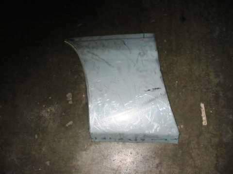 Front Fender Rear Lower Patch with brace - Drivers side