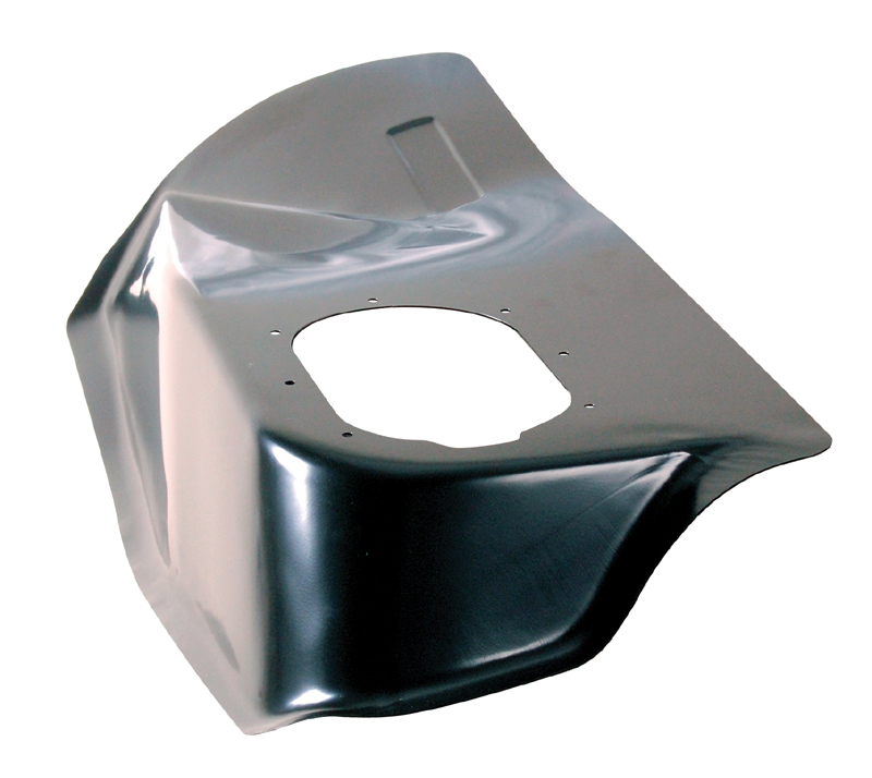 Shifter Tunnel Cover - Manual Trans. only - These are made for the 67-76 A-Body's, but will get you a good start to getting the shifter tunnel you need for the 63-66 A-Body's ...requires a few minor bends and cutting...but will finish up nicely for 1963-66. Discount exempt