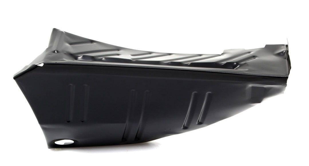Drivers side - Trunk Filler Panel. Measure 24" long x 7" wide x 12-1/2" tall.  No drain holes punched.