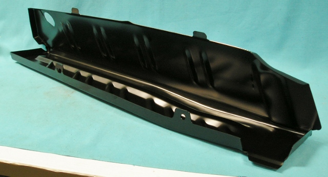 Drivers side trunk floor extension - Complete die formed. Measure 33" long x 7" wide x 5" tall.  No drain holes punched - discount exempt