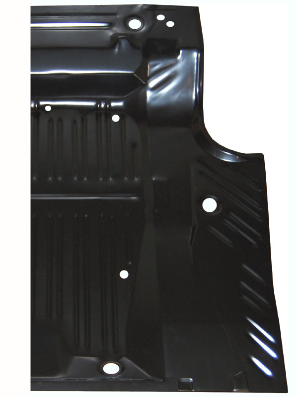 Trunk Floor Pan - Die Formed - Right Side. Measure aprox. 31" wide x 51" long.  These are oversized pieces and must be shipped truck freight.  Dodge or Plymouths.