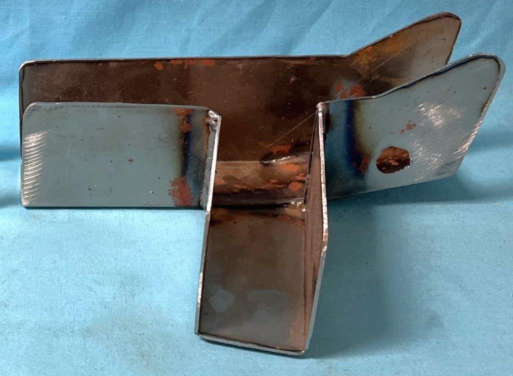 Sub-Frame T-Cap Left 13" length on Sub-Frame and 8 1/2" length on torsion bar mount / Sub-Frame T-Cap (Caps are at Sub-Frame and Torsion Bar Mount).  Please provide year, make and model when ordering.  Discount exempt.