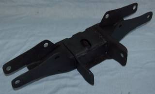 Tranny Crossmember - original reconditioned 4 speed or automatic crossmember - powder coated black