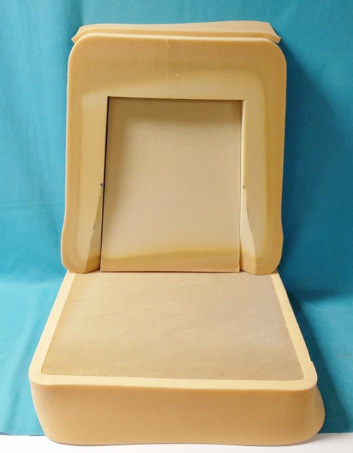 Complete Set Bucket Seat Foam (top & bottom).  This is a softer version of the injection option.  For usage on vehicles for longer travel distances for less back aches.  This is hand made foam we have used for decades for these specific vehicles.