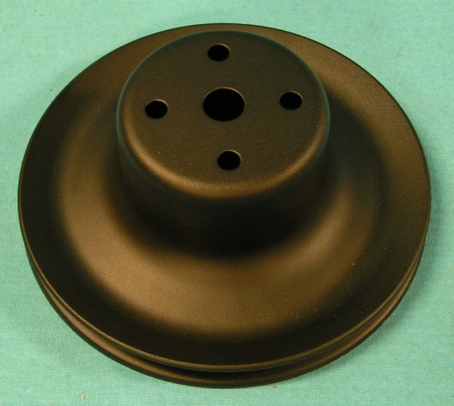 discontinued item - Water Pump Pulley:  Single groove w/o AC  B/RB/Hemi - black