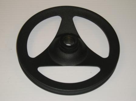 Power Steering Pump Pulley:  Saginaw Pump press fit - B/RB/Hemi - black