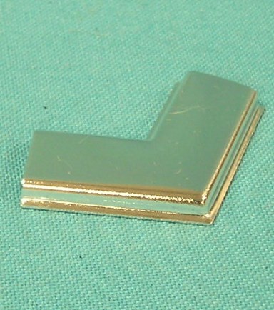 Chrome Lockstrip Rear Glass clip on corner. Can work for the rear on Hardtops, but will need a little handwork. Note:These are a little wider than factory originals and will require a little hands-on coaxing to fit. (Each price listed)