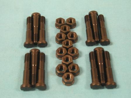 Rod nut and bolt sets Slant-6, 12 bolts & nuts in kit. Aftermarket . (Set)