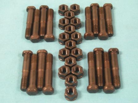 Rod nut and bolt sets 340/360, 16 bolts & nuts in kit. Aftermarket (ARP). (Set)