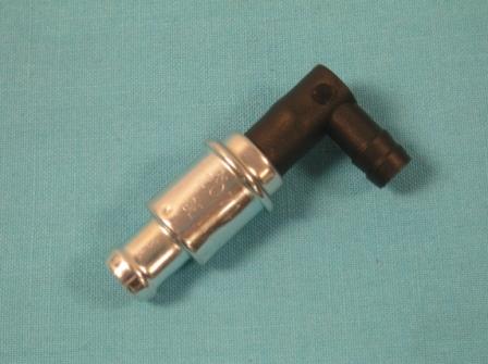 PCV Valve - Metal base and white plastic top. Aftermarket kit.