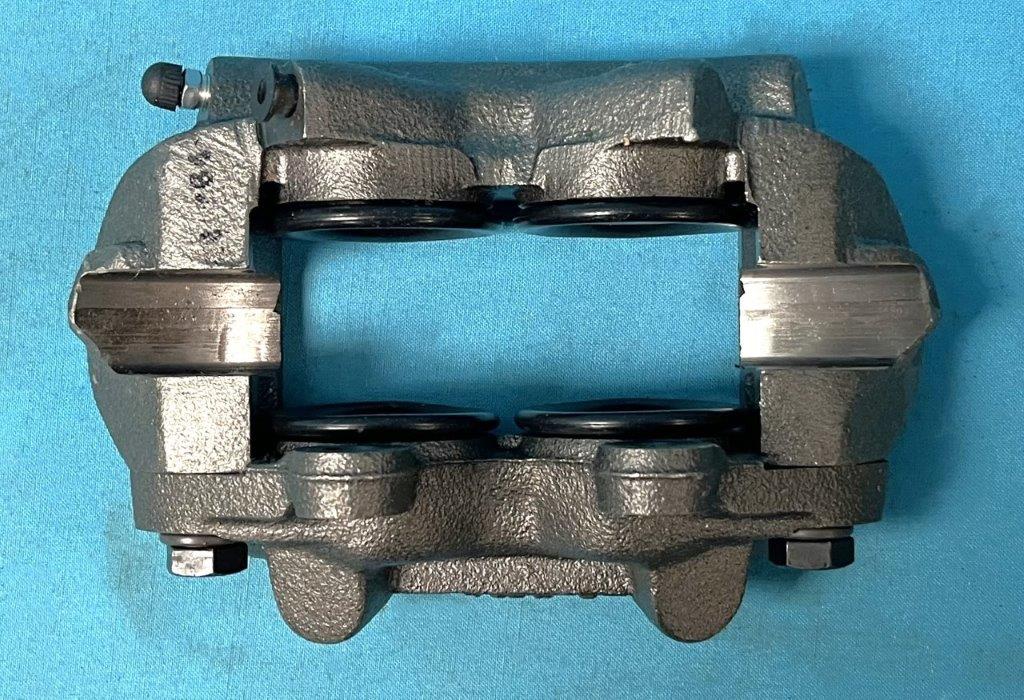 Disc Brake Caliper - drivers Side - A-body Kelsey-Hayes 4-piston Caliper - pads not included. Cores MUST be received prior to shipping out new restored calipers - no exceptions !