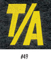 Embroidery Logo's-- Dodge <b>T/A</b> Challenger logo