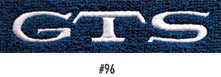 Embroidery Logo's-- Dodge <b>GTS</b> Logo