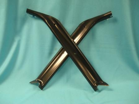 A-pillar Mouldings - black (pair)