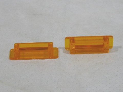 Front Turn Signal Indicator lenses - Hood Mounted; pair