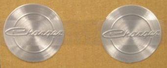 Door Panel Emblem - Upper door panel medallion insert. Die-stamped stainless steel as original. (each)
EXTREMELY FRAGILE  DO NOT wipe face with thinner - clear coat will be damaged.  DO NOT press face with hard object.  Edges may be sharp.  Handle with care.This is just the Insert only - not the entire emblem.  Color is Silver only.  Black and Blue are not 
available. - Discount exempt