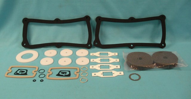 Paint Seal Kit - (Extended kit) Parking light, antenna, side marker, drip rail, door handle, door lock, taillight, trunk lock, fuel filler, license plate light, reverse light, bumper bolt (34 pieces)