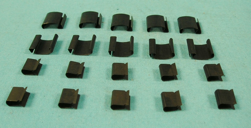 Non A/C heater box metal clip set