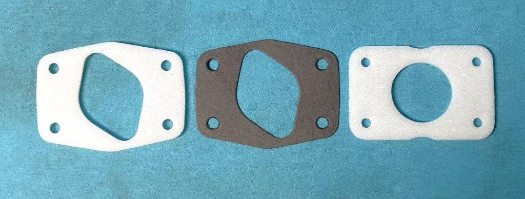 Master Cylinder gasket set (thin gray paper, 3/16T white foam, 1/4t white foam)