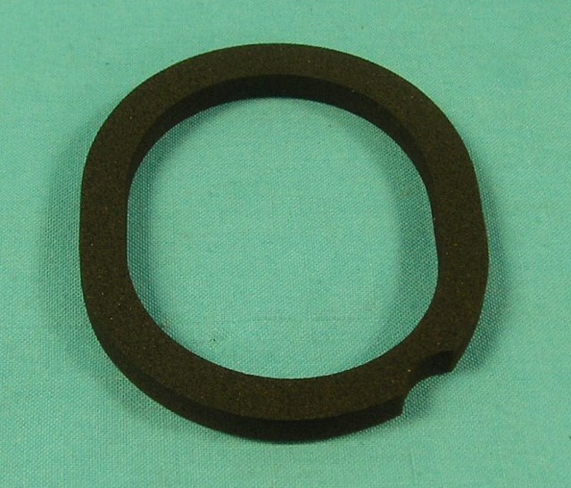 Wiper Motor to cowl gasket (black foam rubber oval) - 2 speed wiper motors only !!