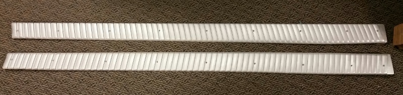 Rocker Molding Gills - "Fish Gill" style.  Made to OEM standards.(set) Unfinished - will need to be painted.